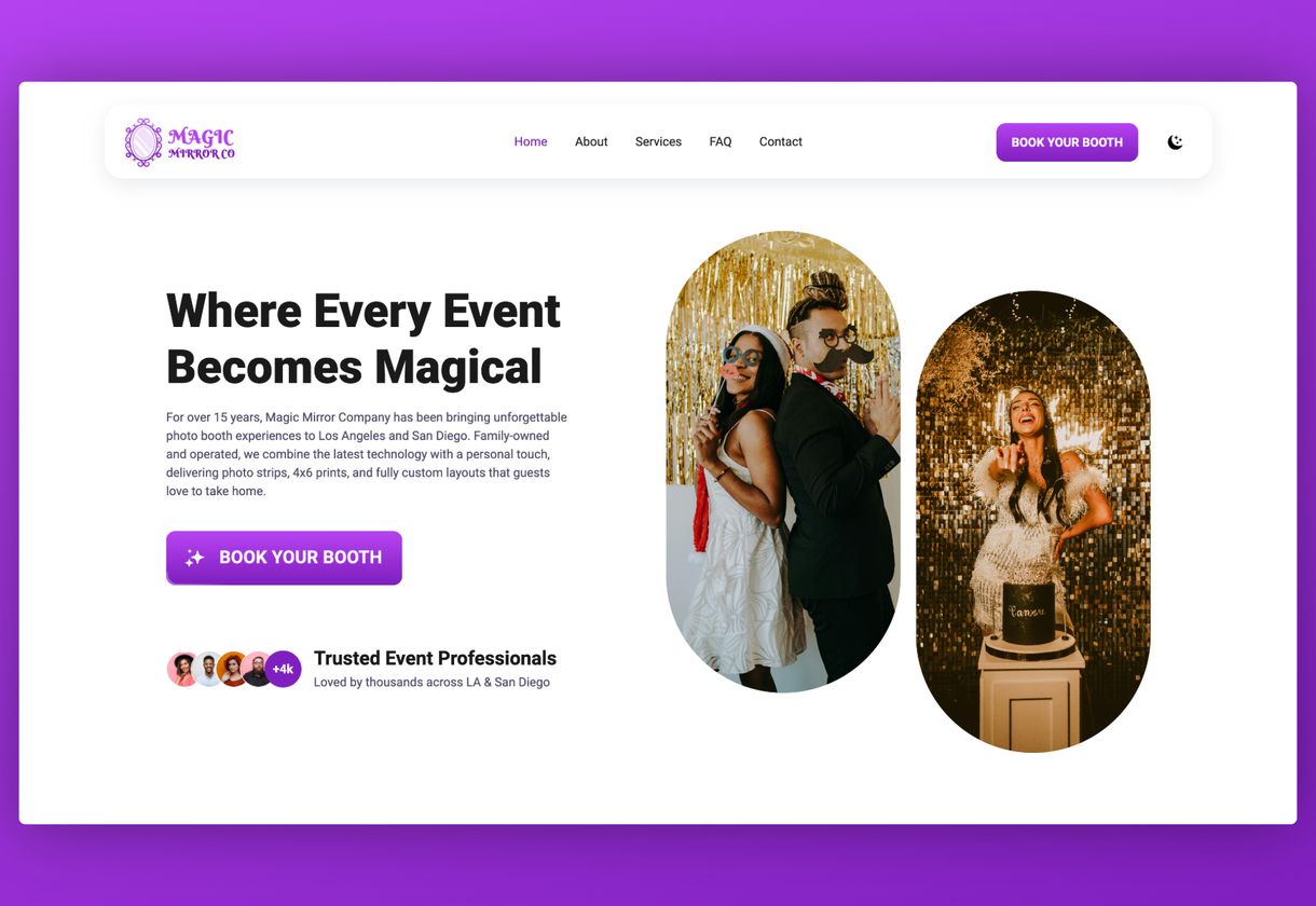 Image of the stallion fitness website used in the portfolio